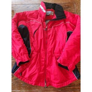 Vintage Obermeyer ATC ski  red heavy winter coat  sz 8